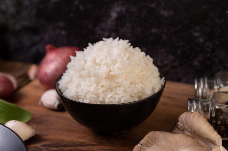 simple steamed rice